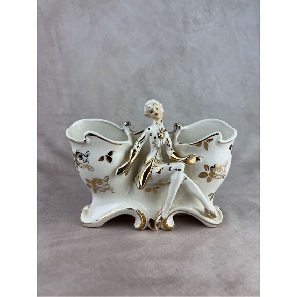 Vintage MCM 1950s High Society Lady Vase - Picture 1 of 8